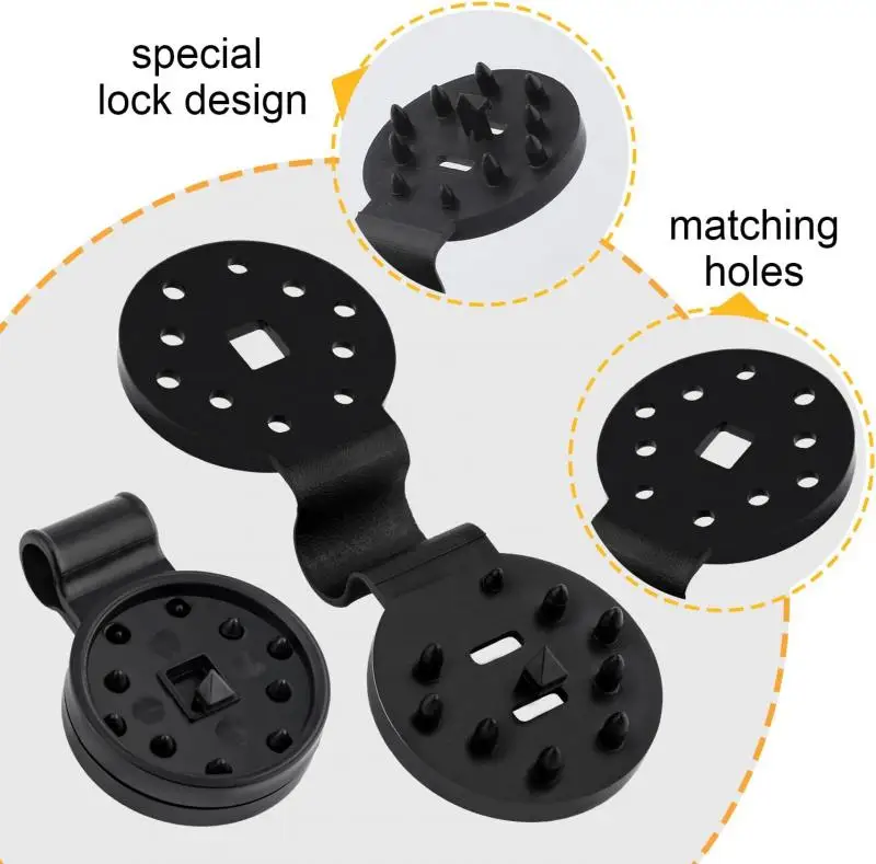 10-100 stücke Sonnenschutz Net Clip Sonnenschutz Net Befestigungs Clip Gewächshaus Schatten Tuch Stoff Fix Clamp Kunststoff Tülle zaun Netting Haken – Detail 3