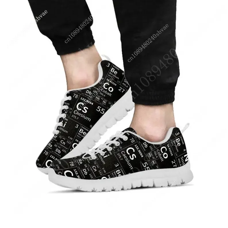 

Periodic Table Shoes Lightweight Mens Womens Sneakers Sports Shoes Casual Custom Made Sneakers