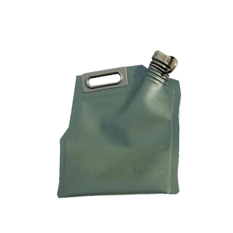 M68B Storage Bag for Vehicle Owners, Collapsible Soft Container with Carry Handle and Angled Pour Opening for Standby Use