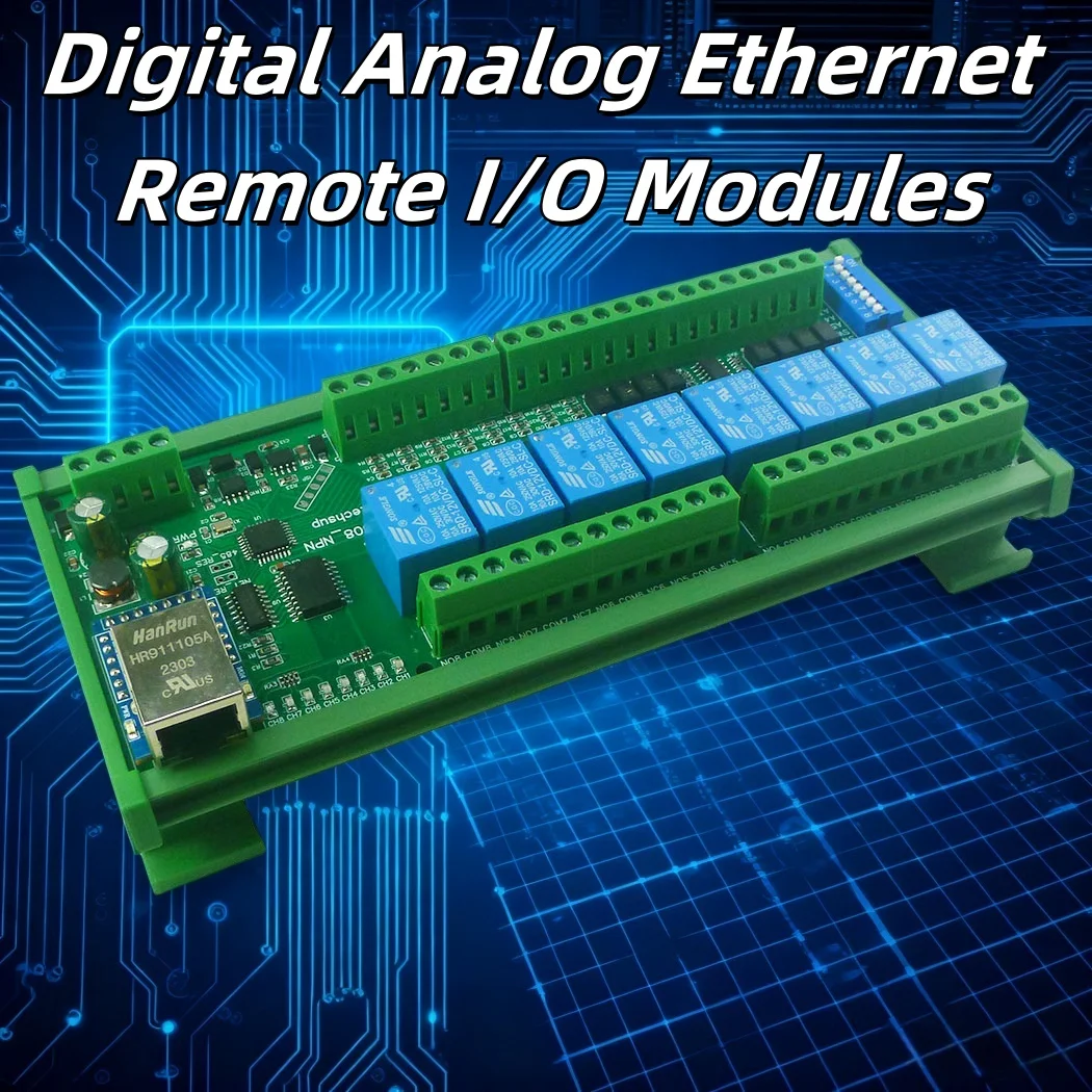 

DO 4-20MA 0-10 В Напряжение тока ЦАП Выходная сеть Ethernet Modbus RTU TCP Многофункциональный удаленный ввод/вывод NPN PNP DI Сухое контактное реле