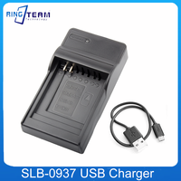 SLB-0937 SLB0937 Battery USB Charger for Samsung NV4 E-P1 L730 L830 ST10 PL10 Camera K7004 K7001 FNP-50