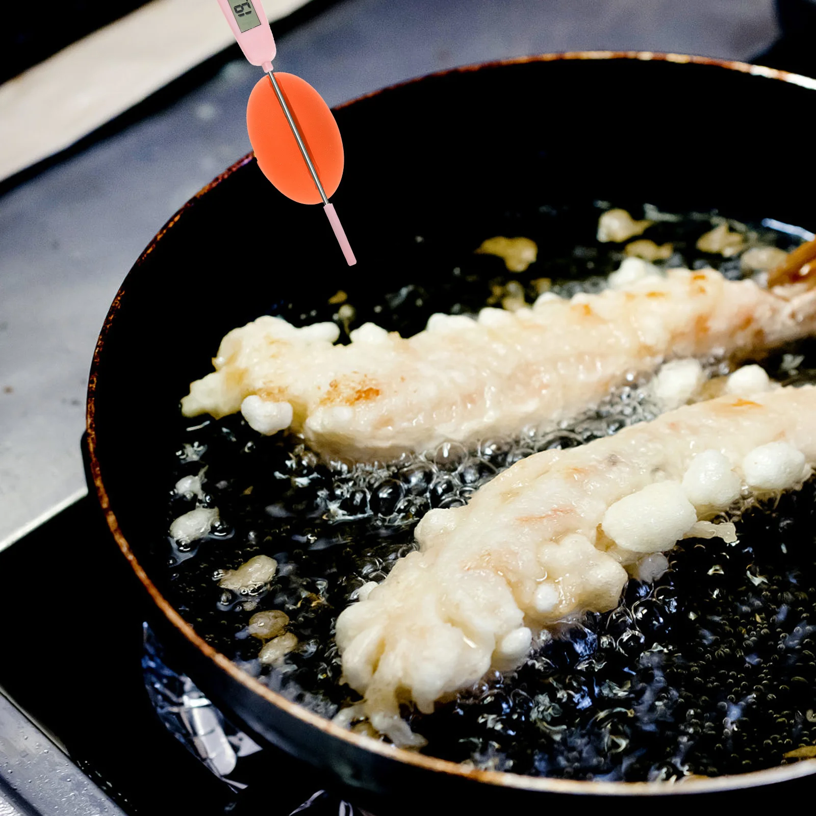 

Silicone Temperature Probe Clip Holder for Accurate Reading in Bbq Grilling and Cooking Must Have Kitchen Gadget