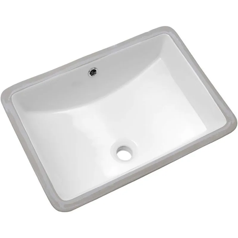

Rectangular Undermount Bathroom Sink 21x14 inch White Rectangle Bathroom Sinks Undermount White Porcelain Ceramic Lavato