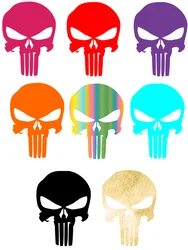 Punisher badge printing for clothes Patches DIY children Applique for clothes heat transfer stickers