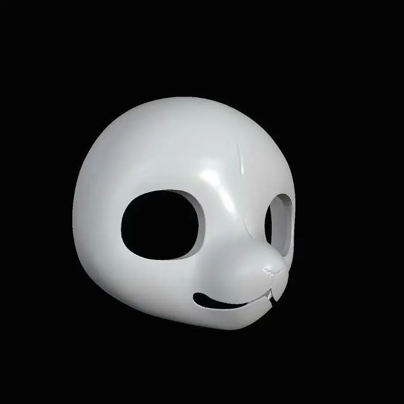 Fursuit Head Base Kemono Cute Sheep Beast Skull PETG Material Furry DIY Accessories Cosplay Props 3