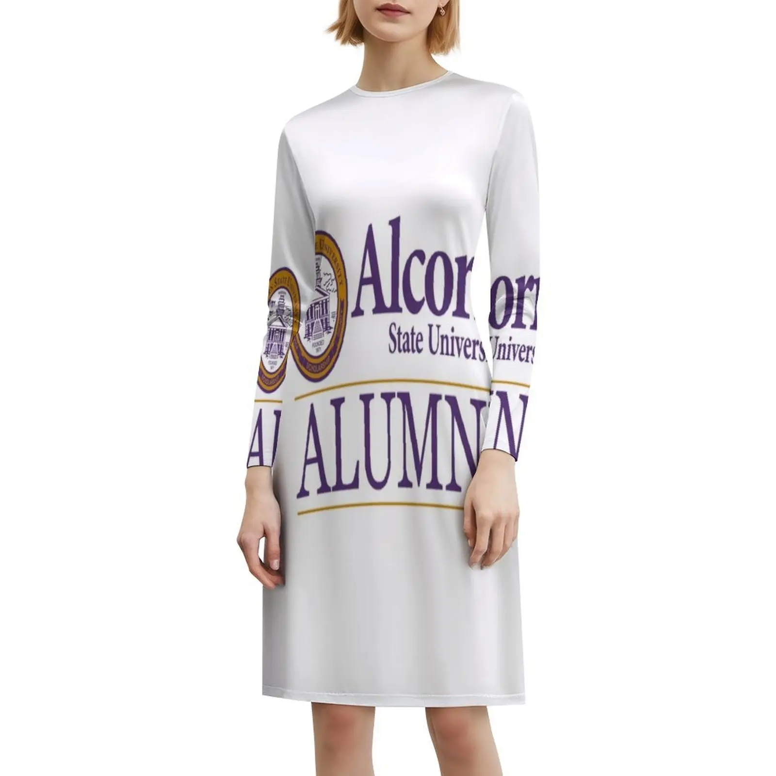 فستان بوهيمي بوهيمي بدون أكمام من Alcorn State متعدد المطبوعات لحفلات العطلات على الشاطئ فستان Alcorn State University Asu Alcorn ملابس نسائية