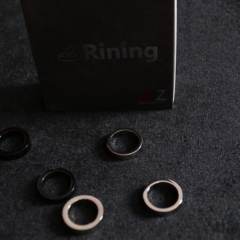 Rining Revolutionary Ring System Magie Ring Shell Appearing Disapper Close Up Illusion Magic Tricks Gimmick Props Fun Magician