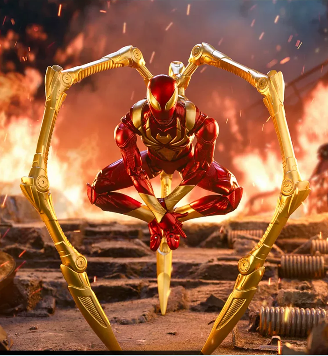 Zhongdong Toys Marvel Spider‑Man PS4 Game Version Full Articulated Action Figure Collectible Model For Desktop Display view 5