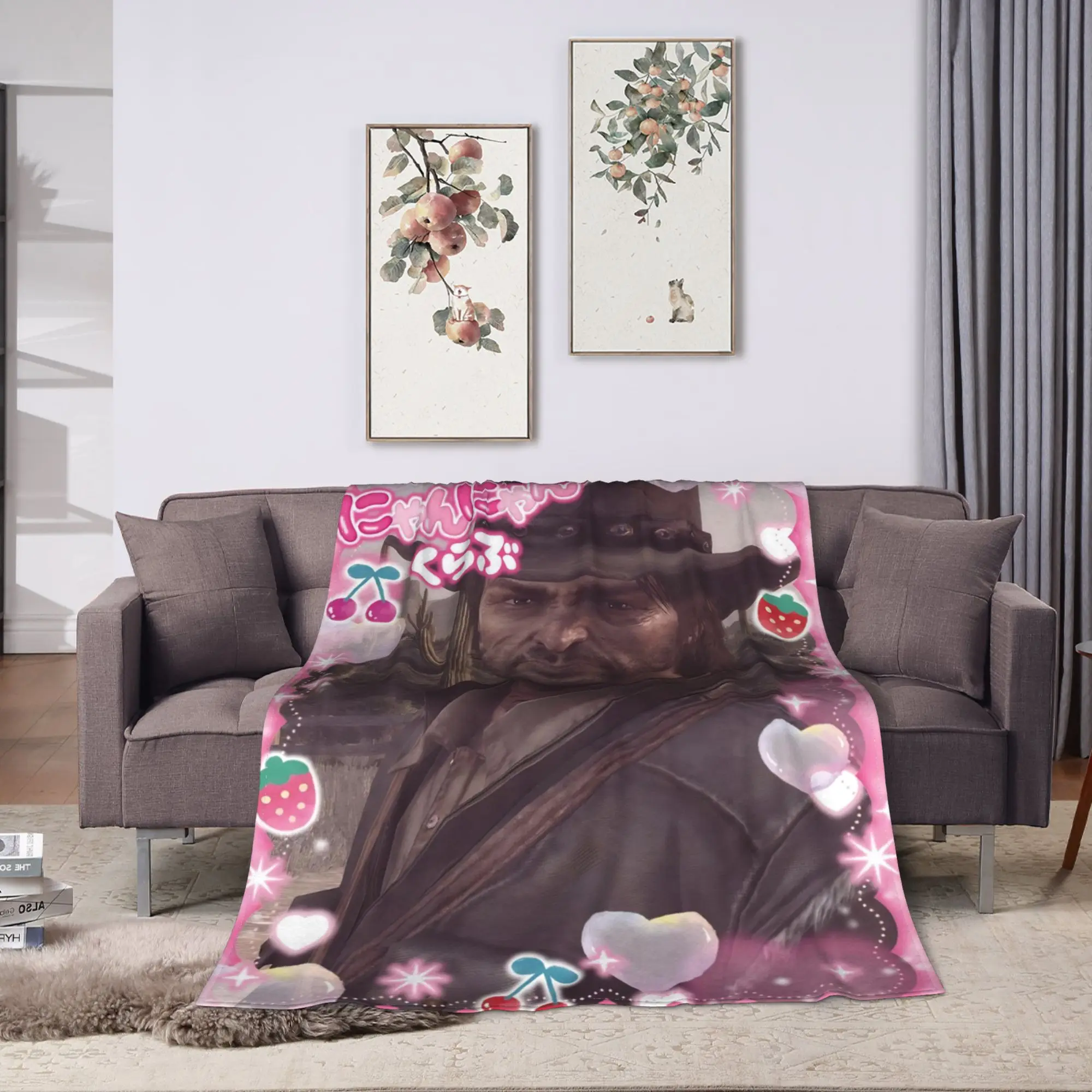 Arthur Morgan Red Dead Redemption Blankets Quality Super Warm  Throw Blanket Winter Picnic Bedroom Graphic Bedspread