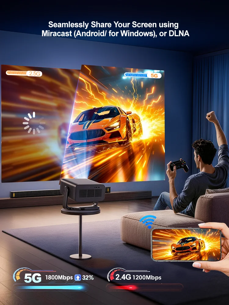 ThundeaL TD98 Pro 4K Android TV Projector 3000 ANSI Lumens