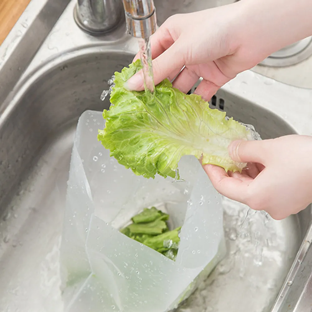 

60Pcs Garbage Drain Bag Kitchen Sink Strainer Filter Bags Disposable Waste Catcher Trash Filter Accessories for Bathroom and