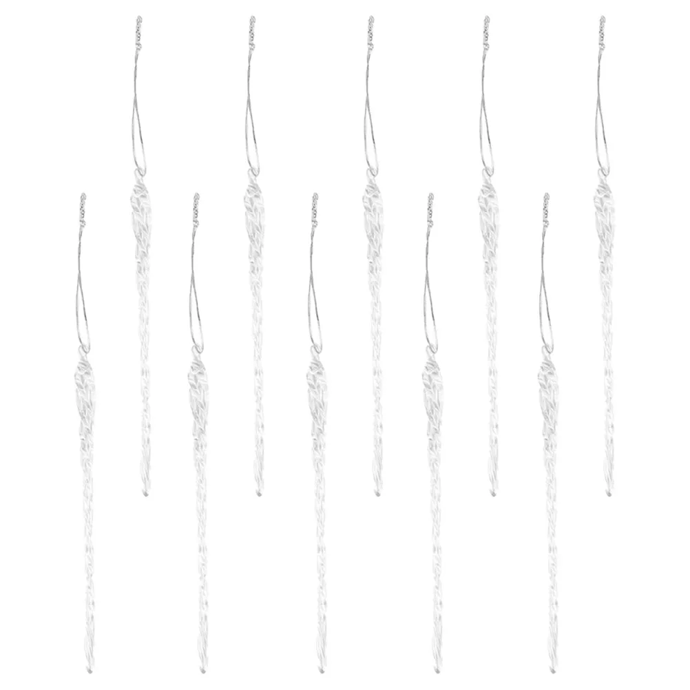 

36pcs Pendant Clear Acrylic Christmas Tree Ornament Xmas Decoration Holiday Wedding Winter Adornment Home Decor