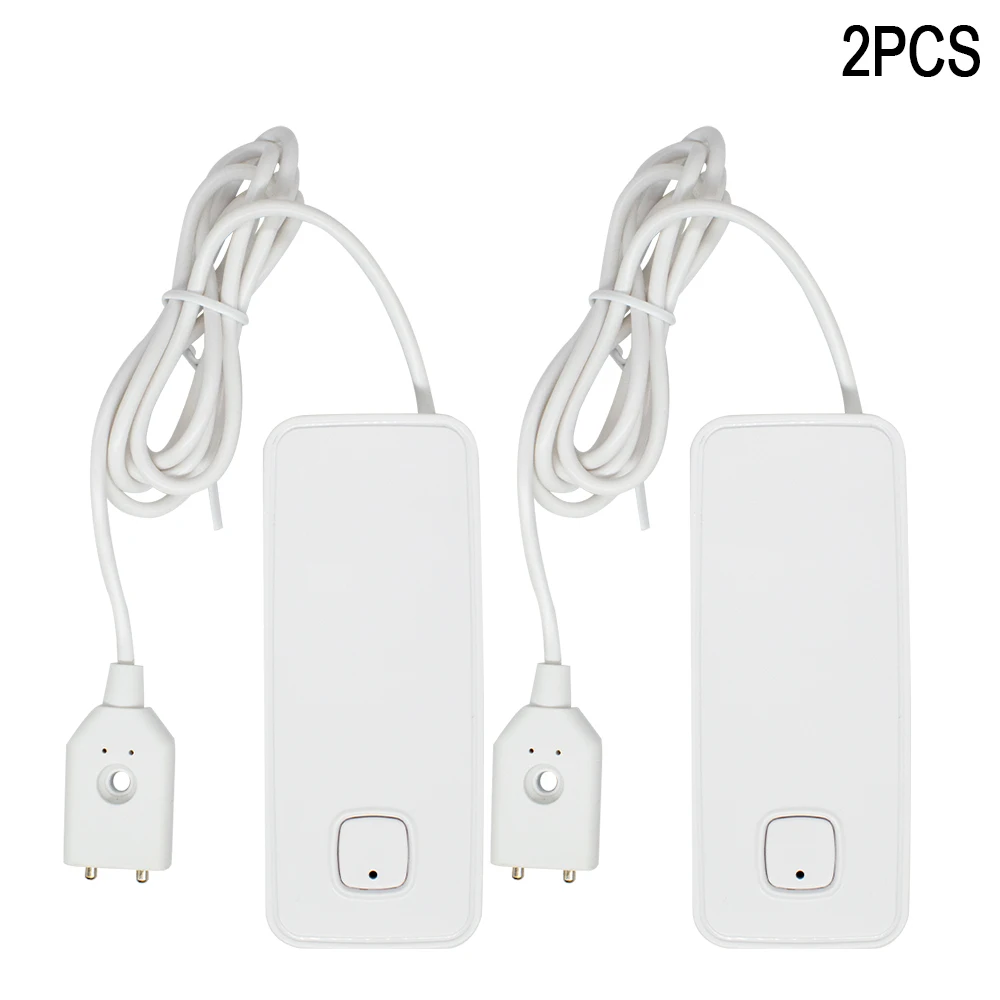 

2PCS Tuya 2 Leak Water Alarm Detector Versions Smart App Remote Monitoring Available Smart Life APP Easy Installation