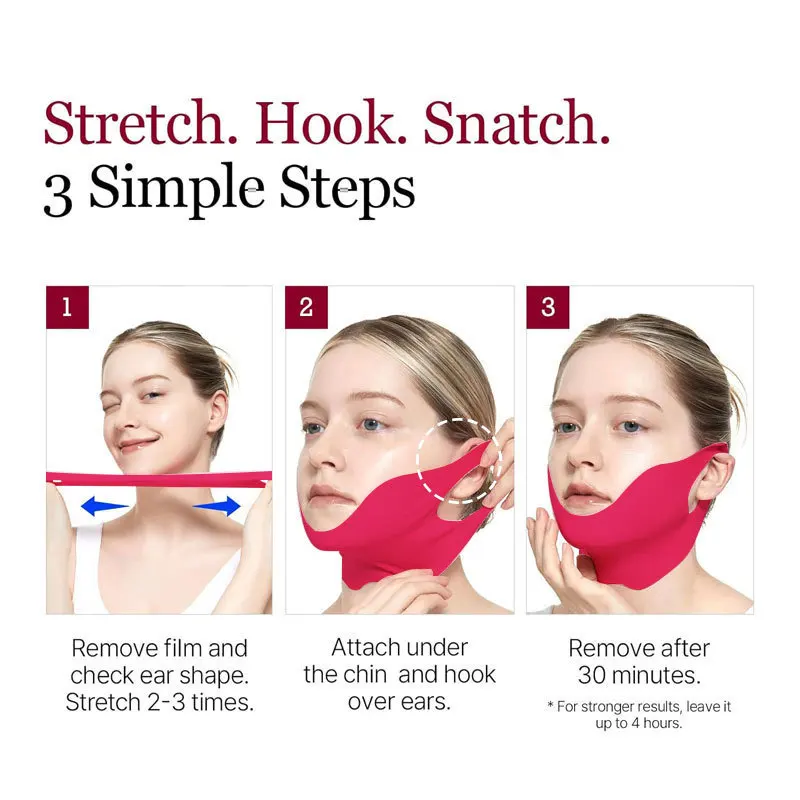 Gezicht Lifting Slanke Masker Gezicht Kin Wang Afslanken Lift Up V Shaper Reducer Gezichtsband voor Verstevigende Aanscherping Huidverzorging Tool