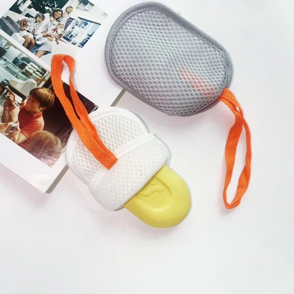 1~8PC Soft Mesh Soap Pouch Reusable Soap Saver Bag Soap Foaming Net Bag for Bath Shower Bar Soap Mesh Bag Exfoliating Soap Sack