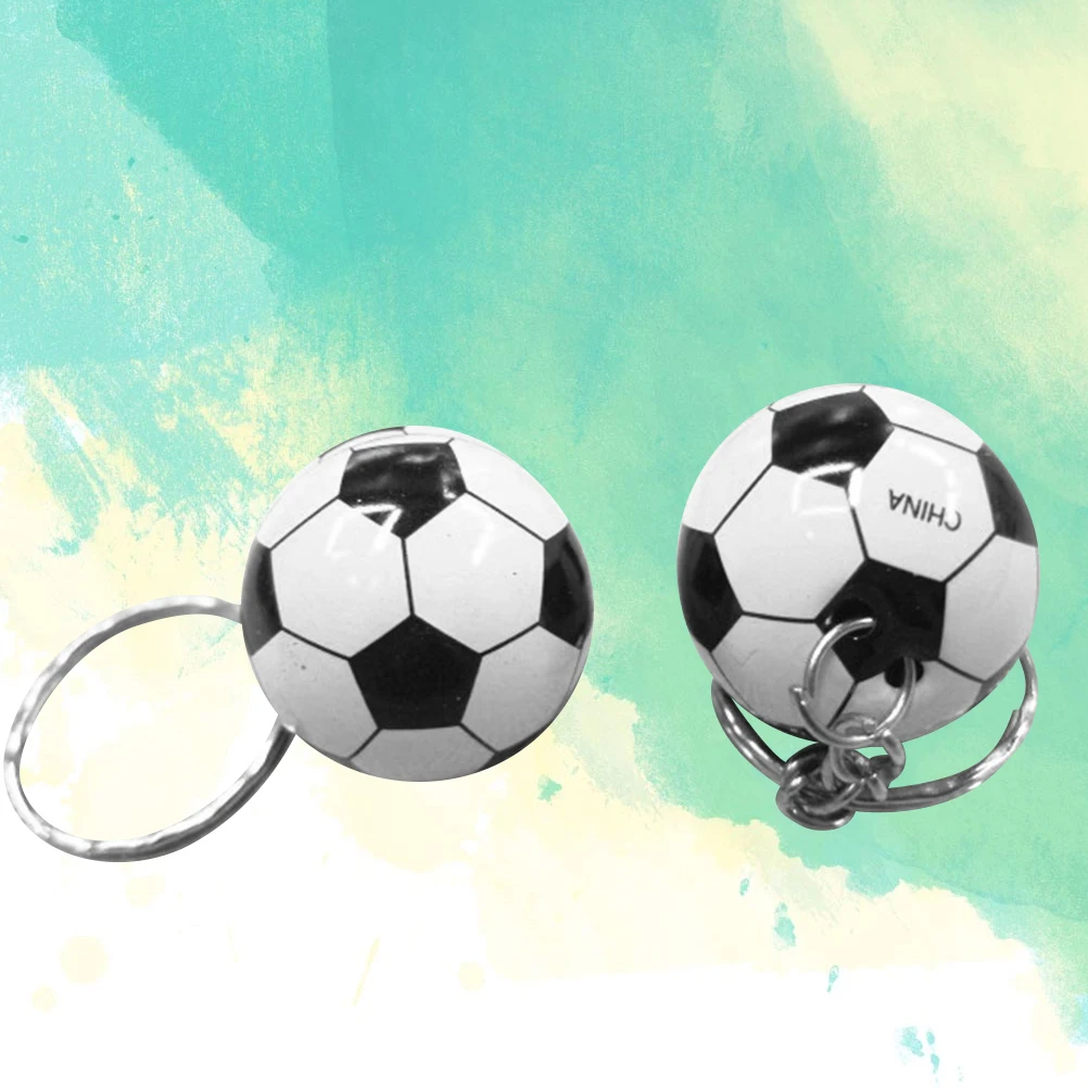 

12pcs Mini Football Key Rings Party Bag Pendant Sports Keychain Car Key Chain Durable Portable Gift For Loved Ones Keyrings