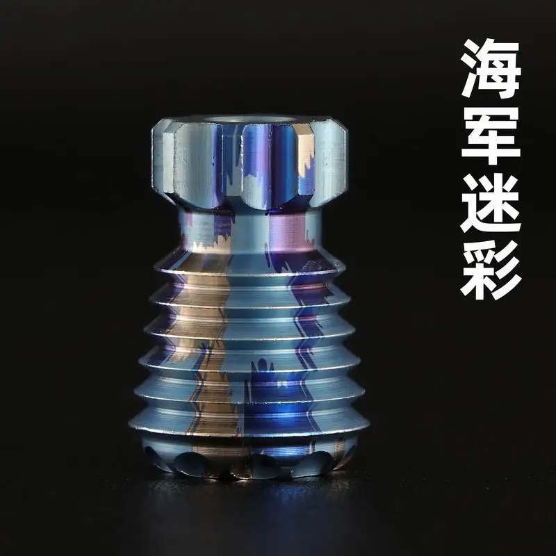 EDC Titanium Alloy Umbrella Rope Pendant Knife Pendant Necklace Pendant Bracelet Pendant Rope Bead