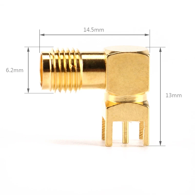 5PCS Sma-ke Offset Foot Elbow 90 Degree Antenna Base Type Outer External Screw and Inner Hole For Drones RC Racer Multi-copter