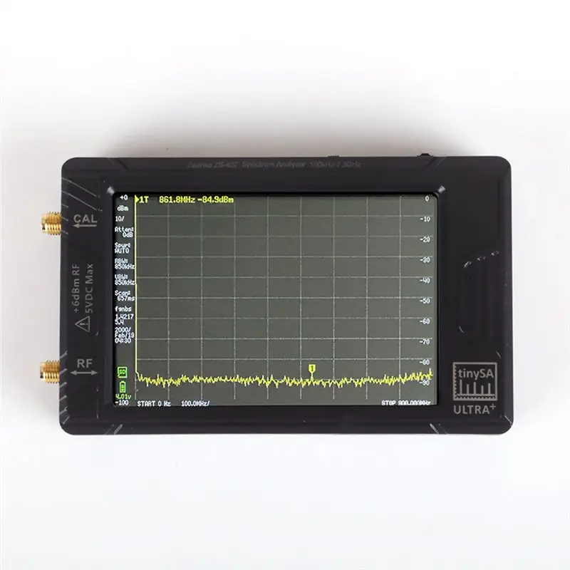 KYCOR-High-Frequency Signal Generator 5000Mah Battery 4Inch Display 100Khz-7.3Ghz Spectrum Analyzer Supports Drone Detection