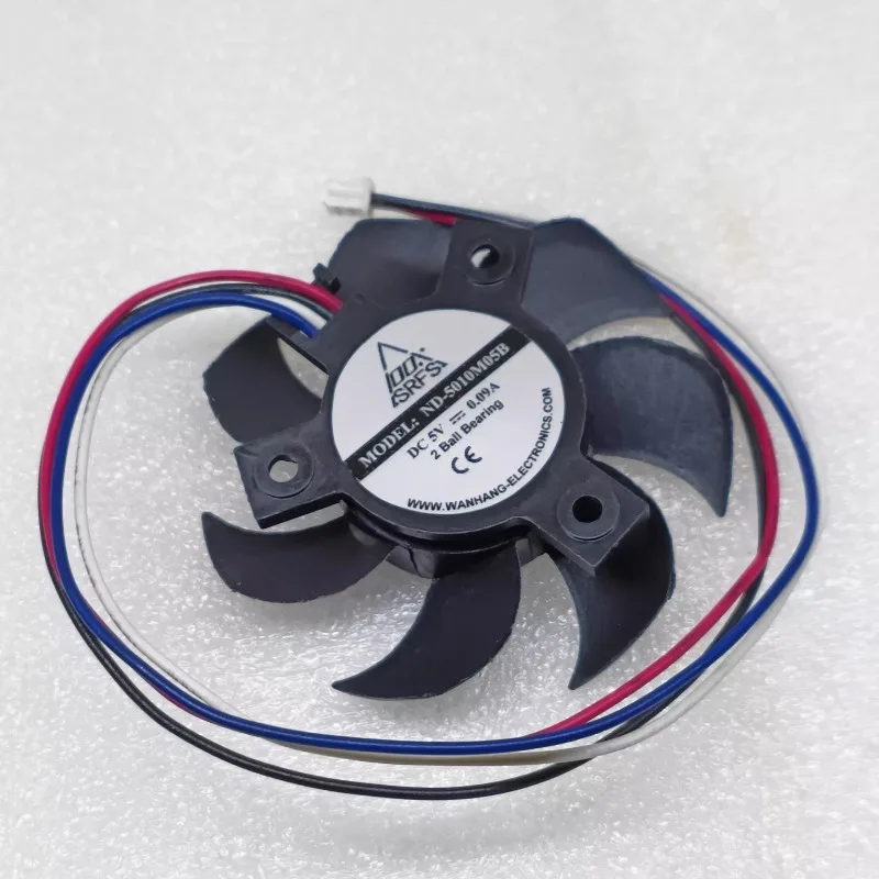 Original CPU Fan for ND-5010M05B 5V 0.09A Fan YY5010M05S Hole Distance 26mm Diameter 46mm Cooling Fan