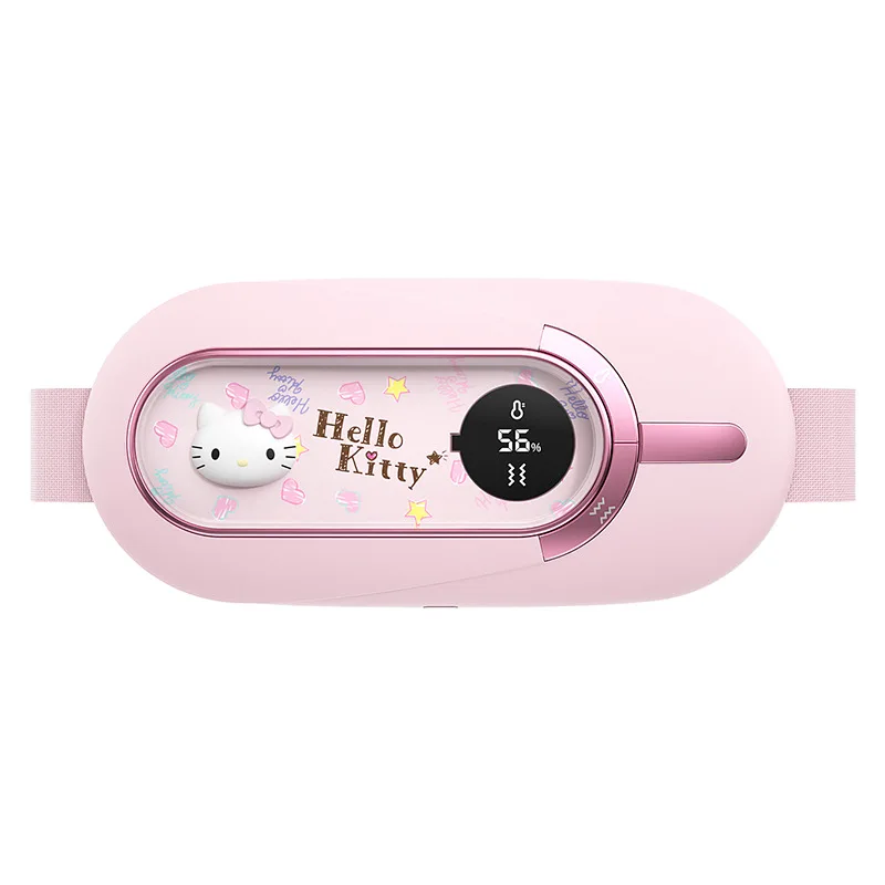 MINISO estilo de Disney Kulomi Warm Palace Treasure dismenorrea para niñas lindo pantalla Digital inteligente masaje cinturón de compresión caliente