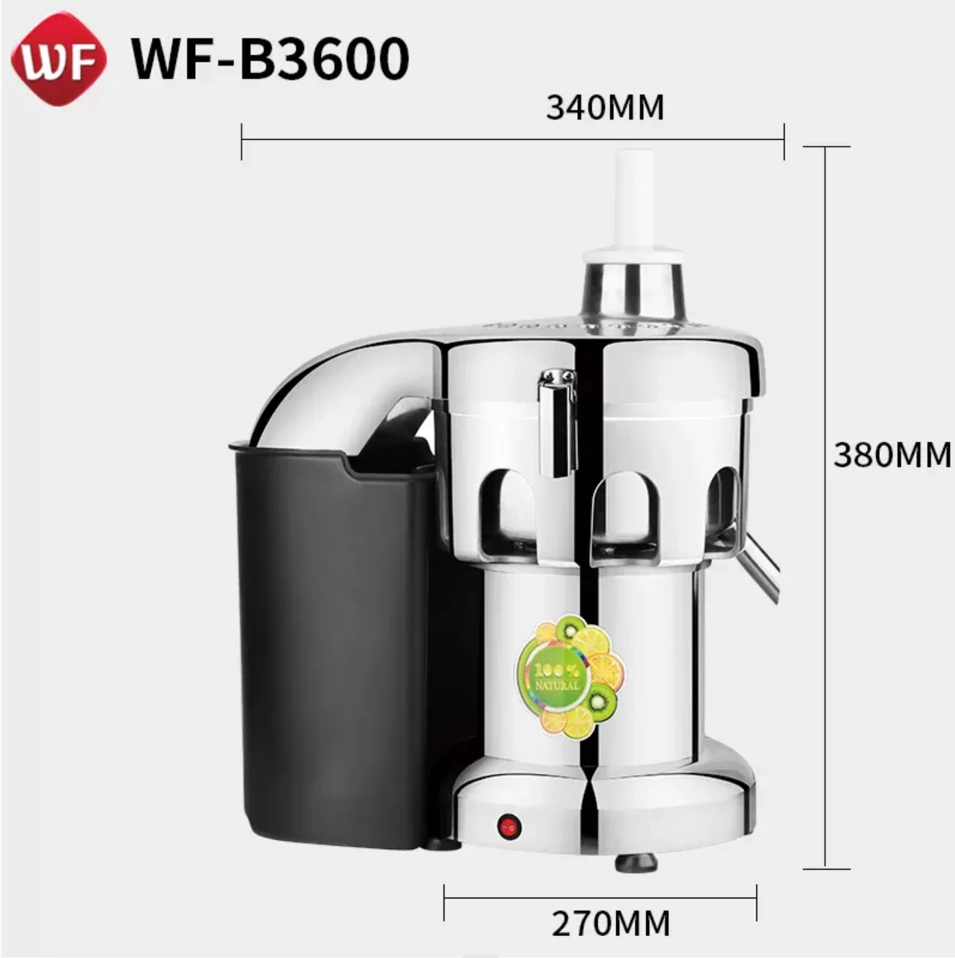 商用ジュース抽出器,大型ステンレス鋼ジューサー,鋳造,調理器具