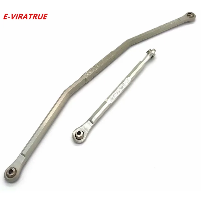 E-VIRATRUE 7075Aluminum Front Steering Link Rod For Axial RYFT RBX10 Scale Rock Bouncer 1/10 (2pcs)