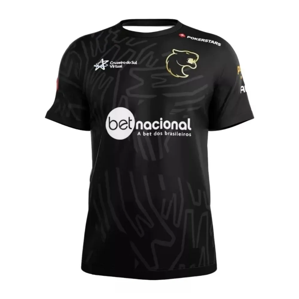 

Jersey Uniforme Furia Esports Manto da Pantera Future is Black CS2 2023 Customizable ID