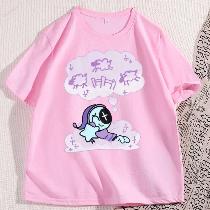 Camiseta Dandys World Astro Dreaming, camisetas de algodón de manga corta, ropa de calle de moda de algodón de gran tamaño, producto novedoso Unisex, clásico suave