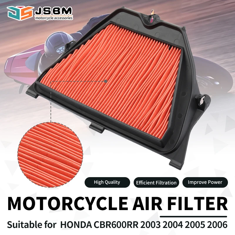 

JSBM Motorcycle Accessories Air Filter For HONDA CBR600RR CBR 600RR 600 CBR600 RR 2003 2004 2005 2006 17210-MEE-000