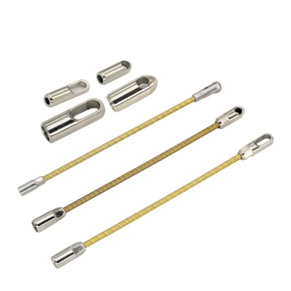 Carbon Steel Wire Puller Connector Head Connect To 6mm Wire Cable Puller Accessories Automatic Thread Guide Electrician Tools