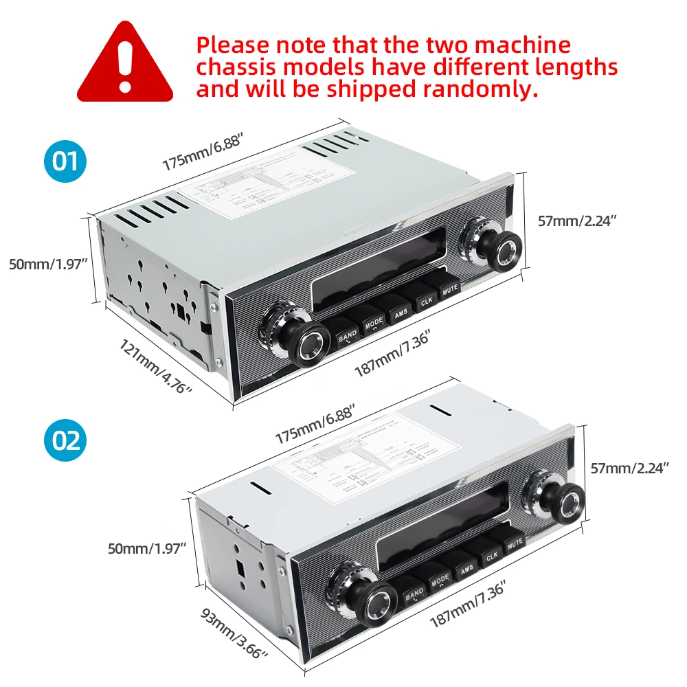 Autoradio für Mercedes Benz 1Din MP3 Multimedia Player Stereo Audio Unterstützung Telefon Aufladen Bluetooth EQ AUX USB FM Radio – Detail 14
