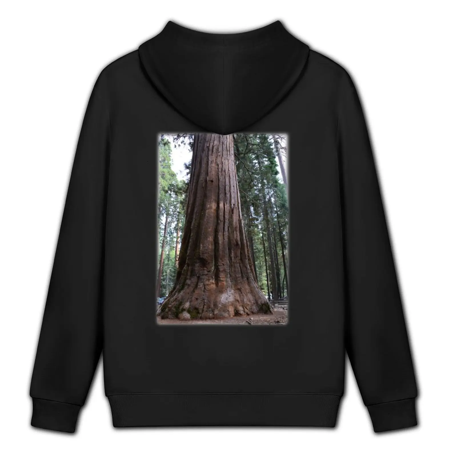 كاليفورنيا شجرة الخشب الأحمر الترتر العملاقة. هوديي أنيمي ملابس رجالية عرق قميص ملابس رجالية سترة الخريف الرجال هوديي الرسم #5