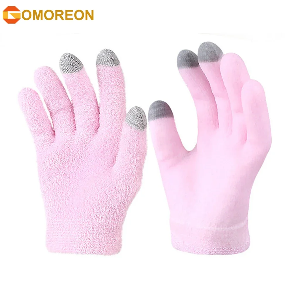 

Touch Screen Spa Gloves, Moisturizing Gel Gloves Heal Eczema Cracked Dry Skin Cracked hand, Cuticles for for Repair Treatment