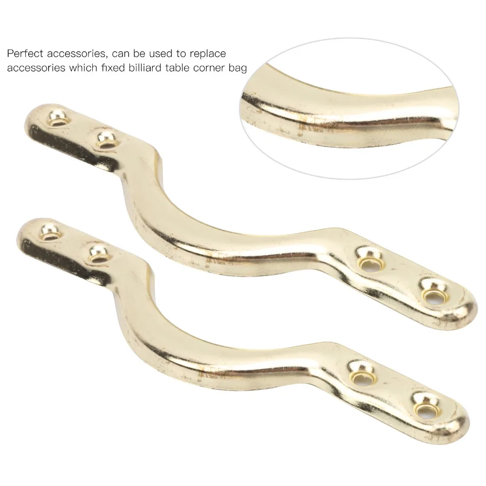 6 قطعة اكسسوارات البلياردو 14 سنتيمتر البلياردو الزاوية مجموعة الحديد طاولة بلياردو جيب بين قوسين المثبت البلياردو صافي دعم طاولة بلياردو