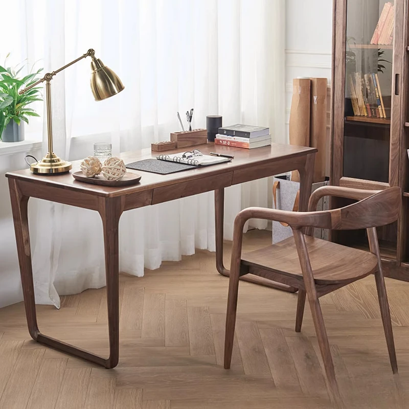 

Computer Office Desk Space Saving Study Wooden Study Minimalist Office Desk Modern Standing Mesas Escritorio Unique Furniture
