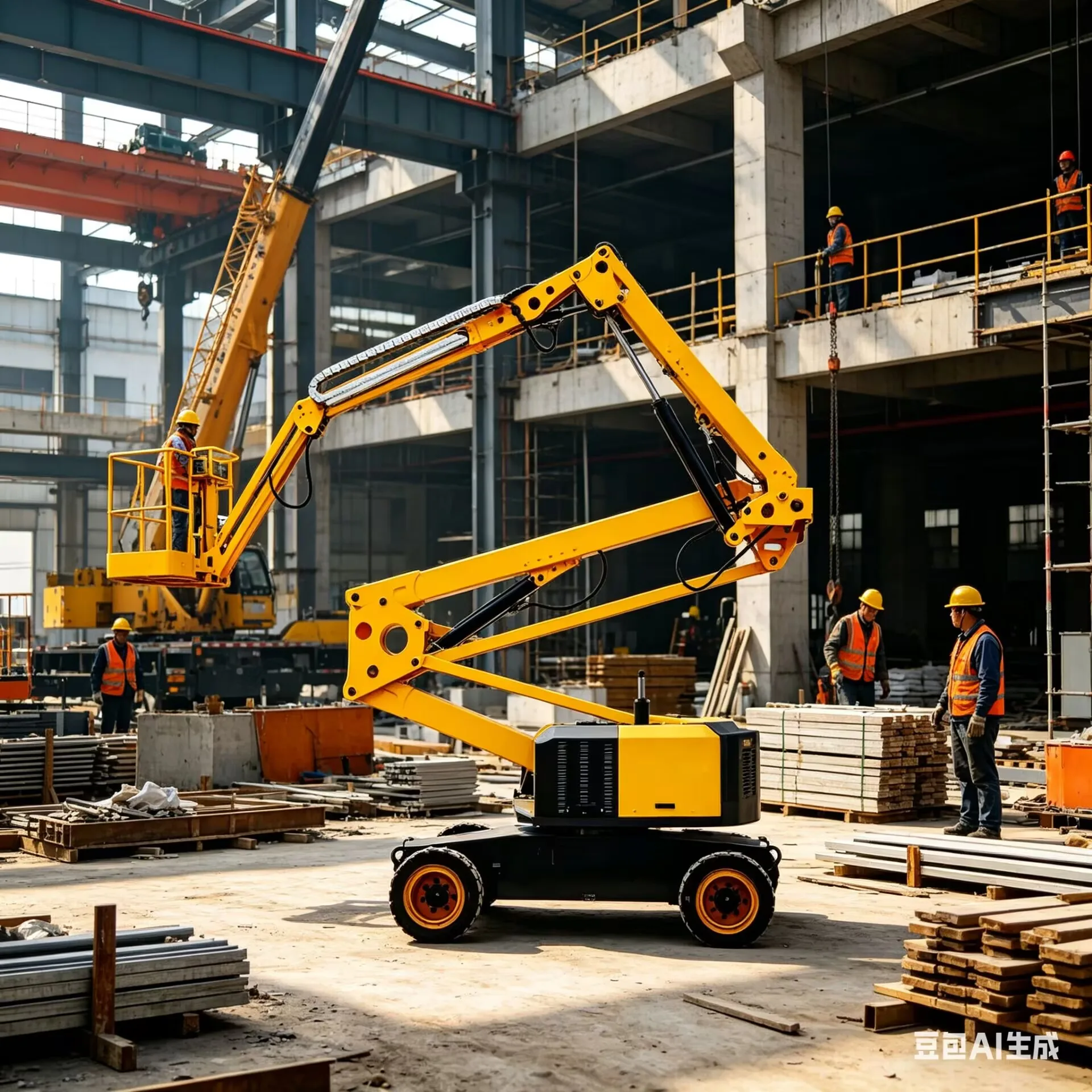 Manufacturer 18m Self-propelled Curved Arm Telescopic Arm High-altitude Operations Lifting Platform