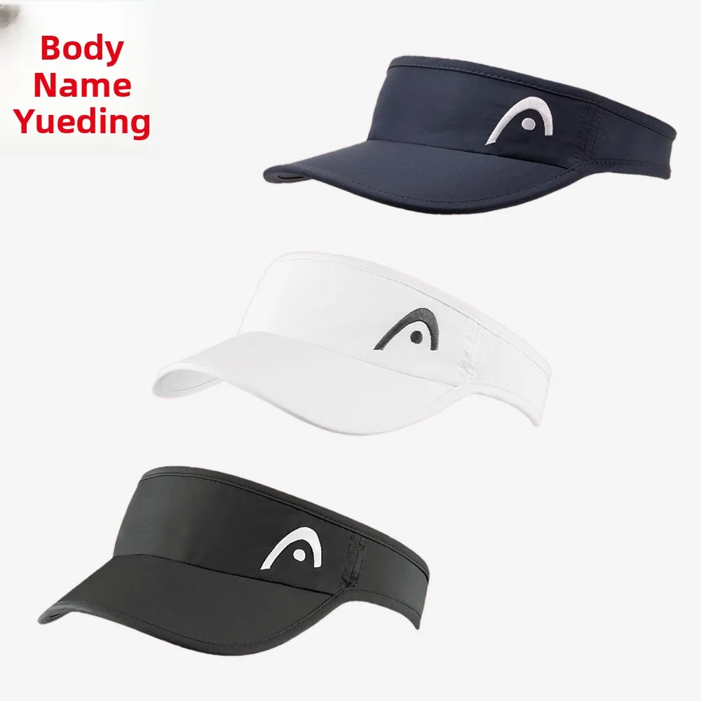 

Head pro Player Visor ex Sun Protection Tennis Cap Adjustable Magic Tape Baseball Cap without Top for Sports Fitn
