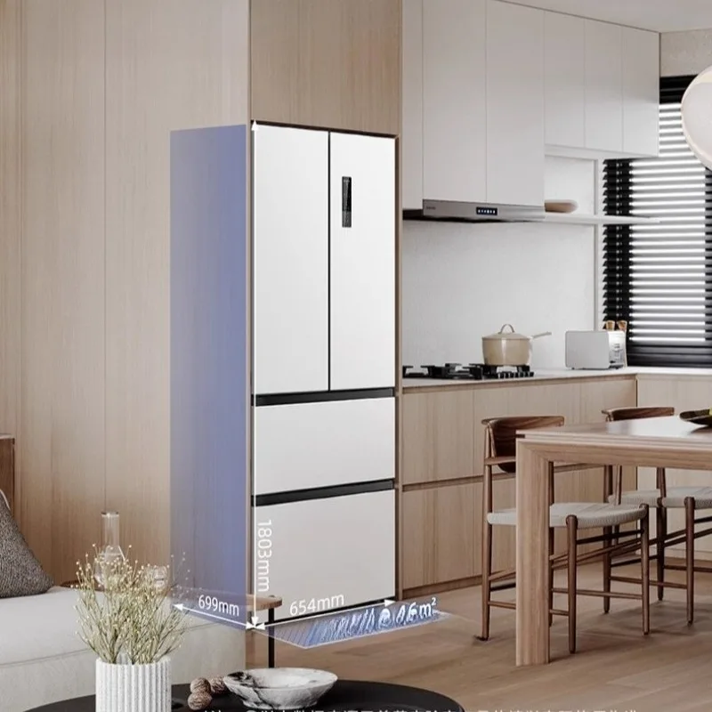 

Dual frequency conversion air-cooled frost-free French four-door refrigerator first-class energy efficiency