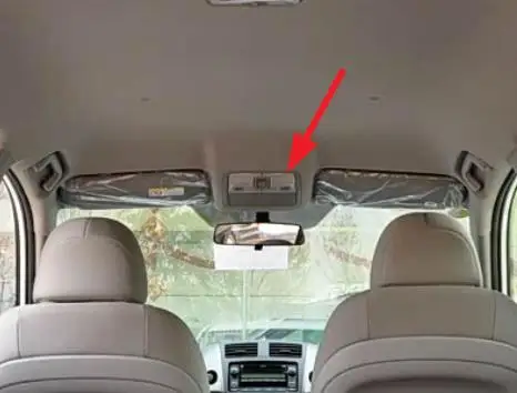 1 Piece Roof Lamp Frame for Toyota RAV4 2008-2012 Roof Light Cover for Toyota RAV-4 Front Reading Lamp Cover