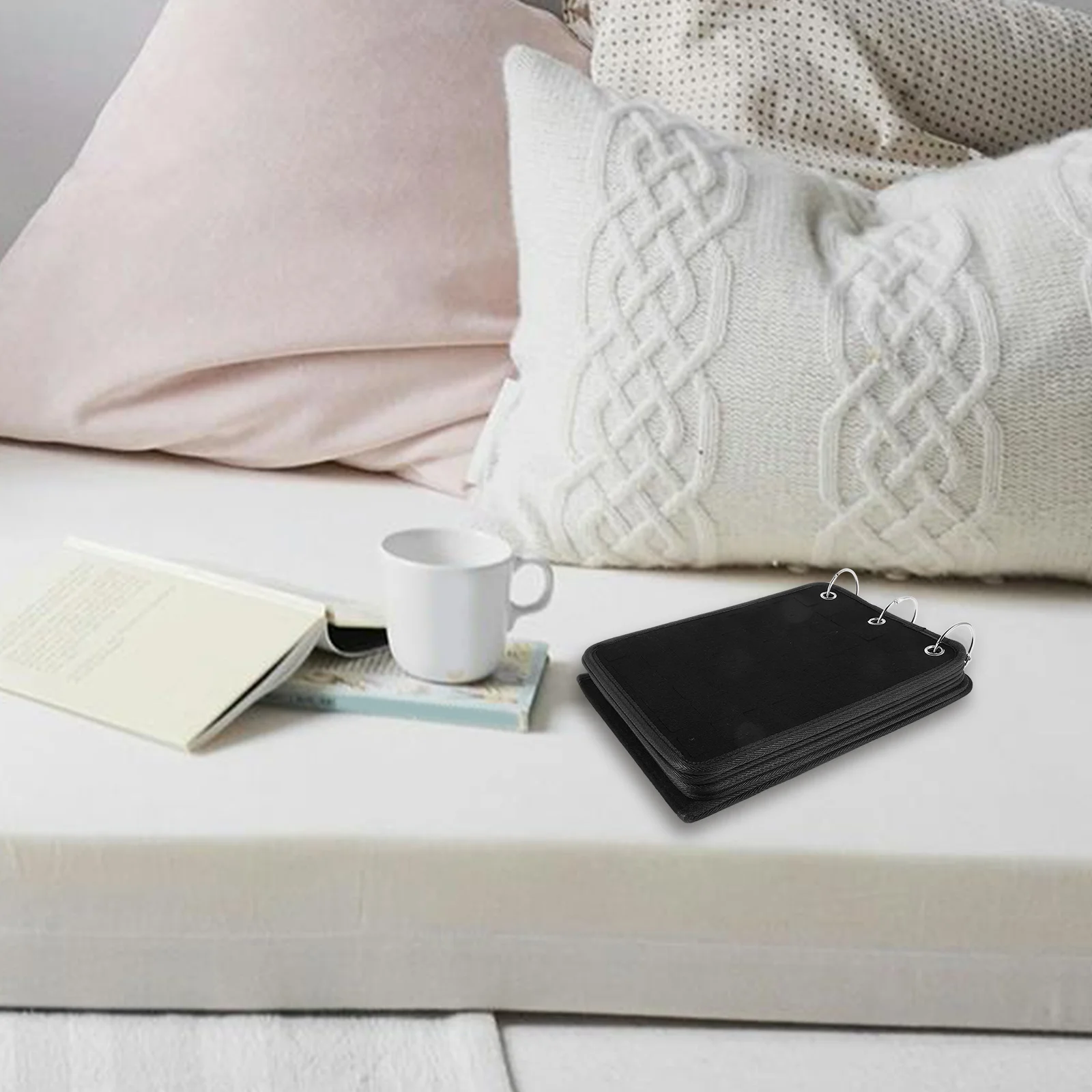 Shoe Charm Organizer Felt Storage Book Multifunctional Display Holder Transparent Cover Wall Hanging Tabletop Pin Display