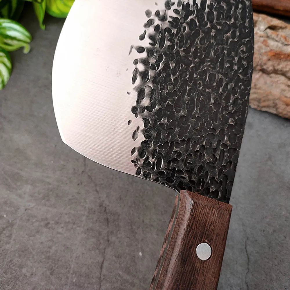 Kitchen Knives Stainless Steel Fish Filleting Knife Hand Forged Blade Wood Handle Chef Knife Meat Cleaver Sharp Butcher Knife