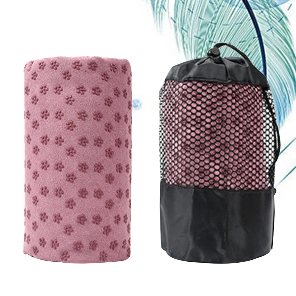 

Thickened Anti-slip Yoga Mat Fitness Blanket Nonslip Elastic Sweat Absorbent Warmth Easy Cleaning Portable Travel Picnic