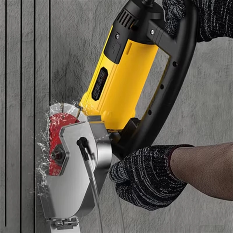 High Power Dustless Wall Line Groove Cutting Magic Tool One-Time Forming Grooving Machine Water Electricity Installation Engine