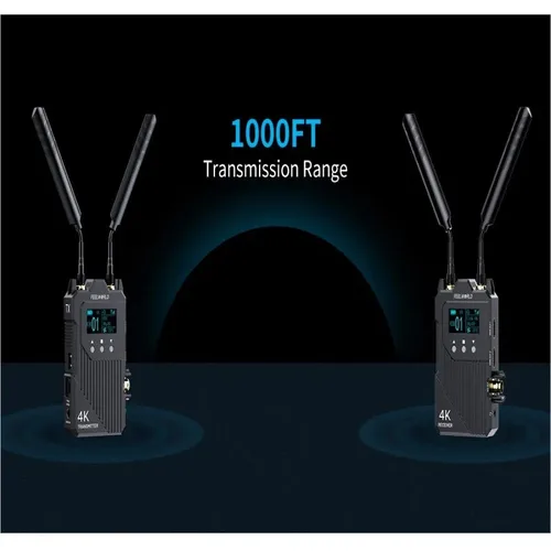 Imagen 2 del producto FEELWORLD WT1H 4K sistema de transmisión de vídeo inalámbrico Dual HDMI compatible con intercomunicador Full Duplex transmisión en vivo