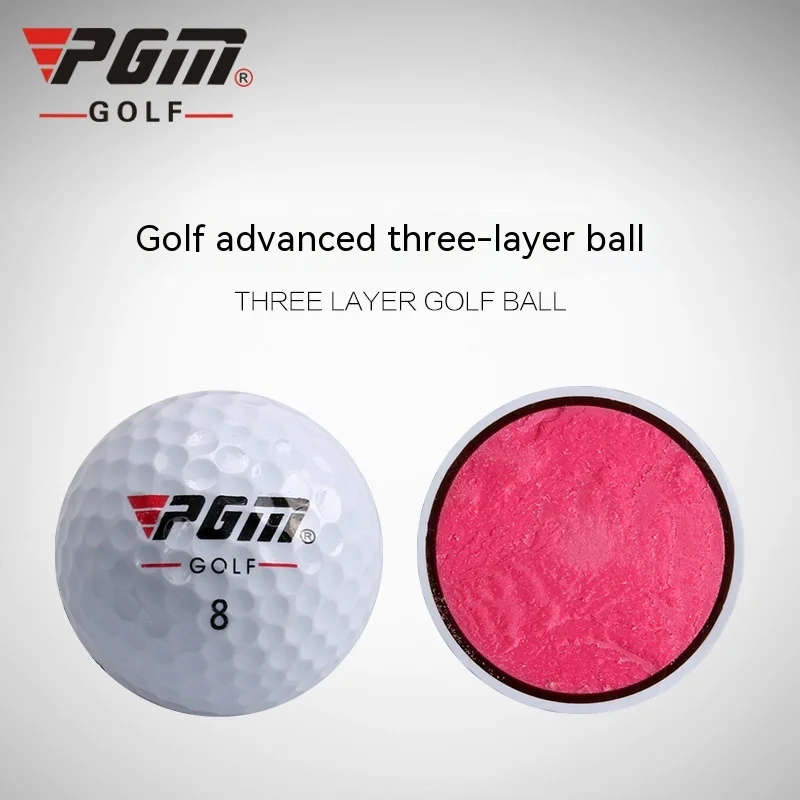 PGM Golf Ball Competition Ball Gift Box Set Three Layer Balls Q017