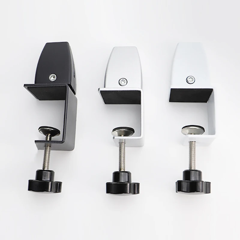 Non Perforated Aluminum Alloy Screen Clip Office Hardware Accessories Dining Table Partition Fixed Workstation Partition Clip