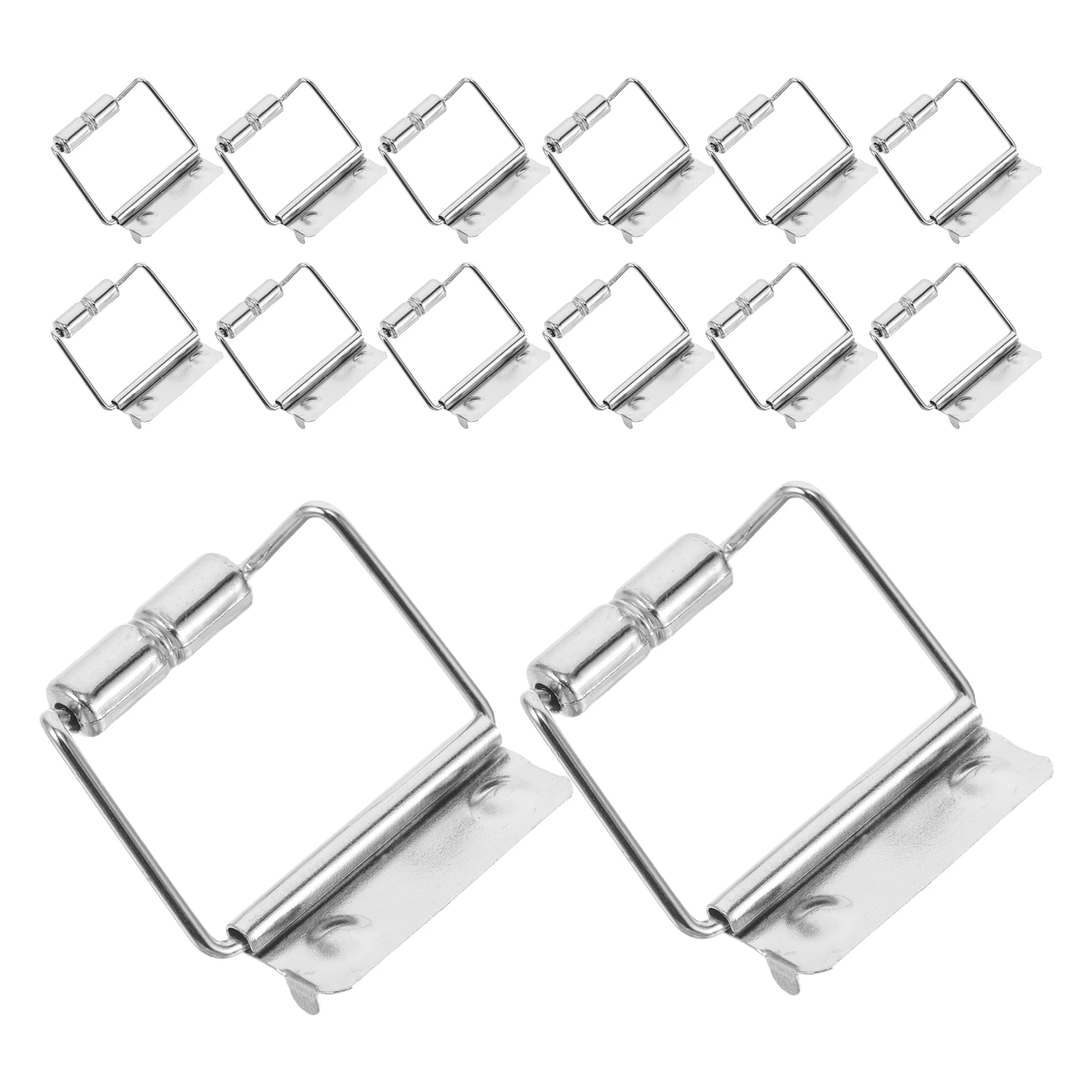 

20pcs Iron Box Buckle Drawer Handle Clasp Latch Metal Locks Cabinet Spring Stainless Steel Safe Food Storage Excellent Sealing