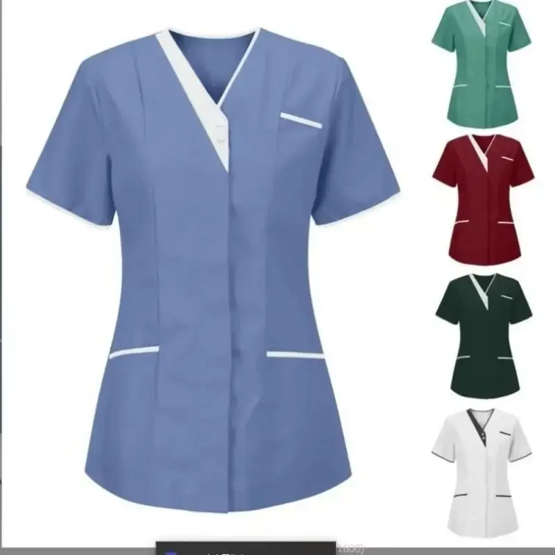 

Skin-Friendly Pure Cotton Care Work Uniform Top New 2024 Hospital Hand-Washing Gown Top Quality Action Toy Figure Accessories