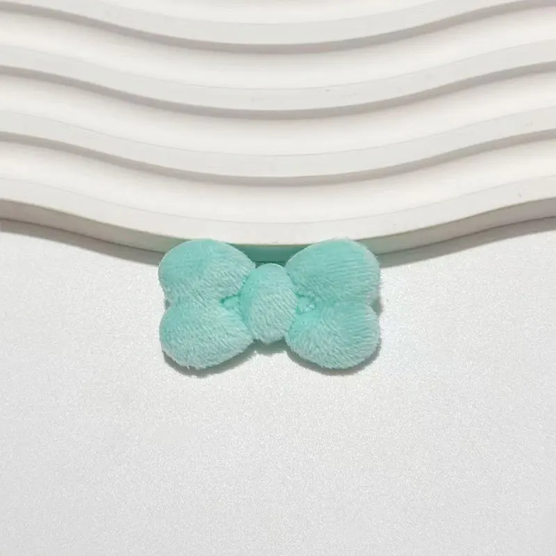 50 Stück Doppelseitige 3,5cm Plüsch-Schleifen-Accessoires für DIY-Puppendekorationen, Schuhe, Socken, Hüte Materialien – Detail 12